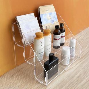 化妆品货架 面膜展示架 亚克力收纳架 化装品架 格子铺 香水 货架