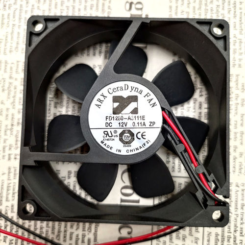 台湾三匠 FD1280-A3111E 8025 12V 0.11A 8CM 电脑 电源 静音风扇