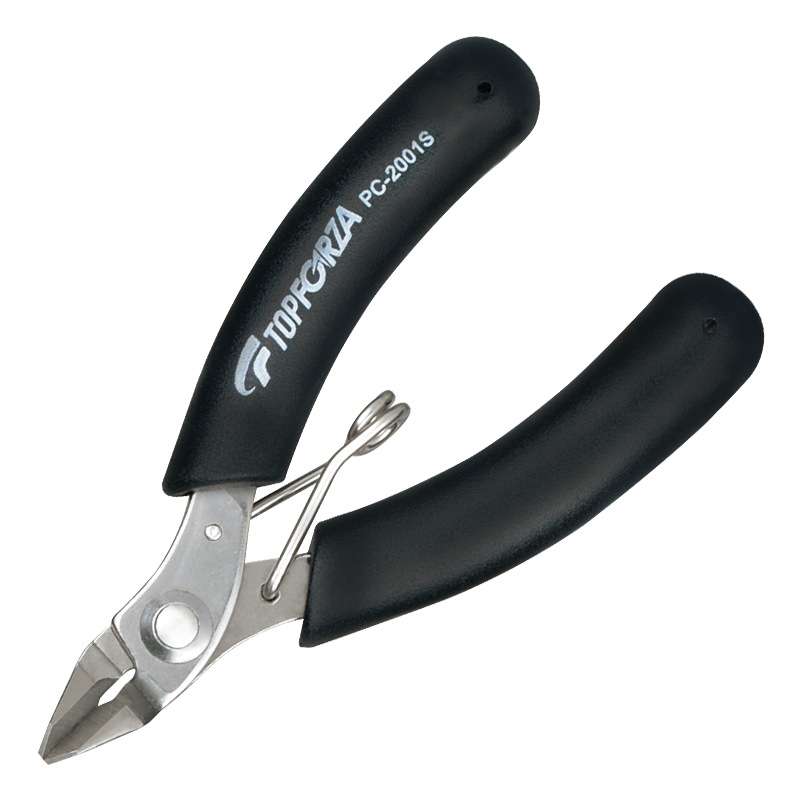 拓伏锐PC-2002S不锈钢无牙弯嘴钳尖嘴钳迷你小尖咀钳电子钳珠宝钳