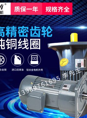 东力PF22-400W三相380V齿轮减速电机PL28-750瓦变频调速马达卧式