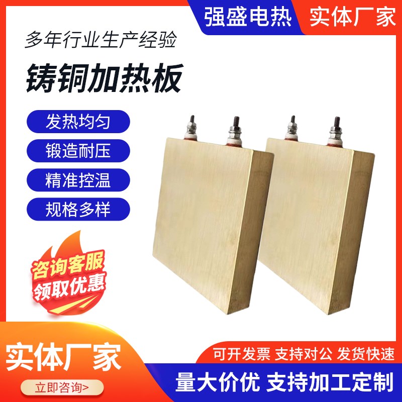 铸铜加热板工业加热器铜电热板发热板高温加热圈圆盘2S20V380V定