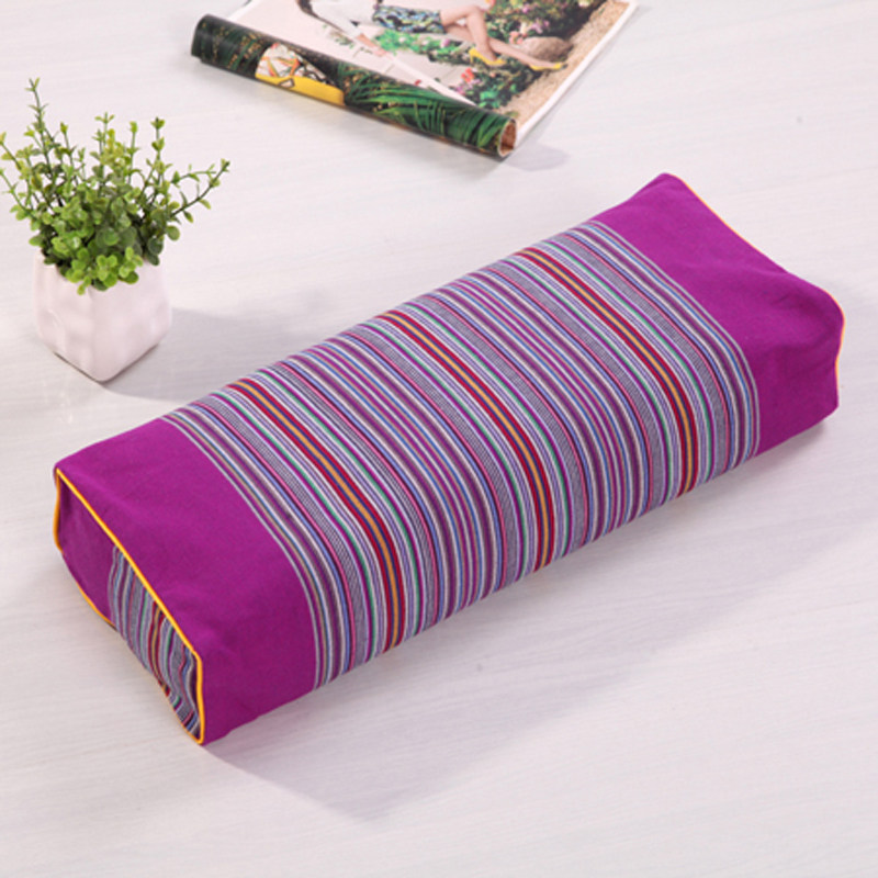 荞麦枕头老粗布睡眠枕单人枕头C双人荞麦壳枕头枕芯睡眠方形枕