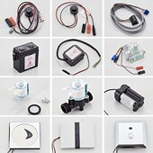 44配件6 850蹲便电磁阀0CF8 小便斗感应器电源探头小便器龙头8600