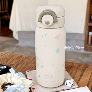 保温杯女304不锈钢便携直饮弹盖水杯车载男学生2025新款泡茶杯子