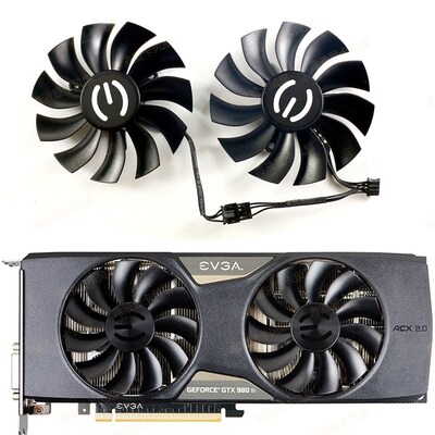 EVGA GTX950/960/970/980/980ti ACX 2.0显卡风扇 PLA09215B12H