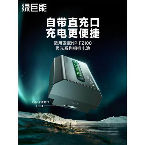 绿巨能np-fz100数码相机
