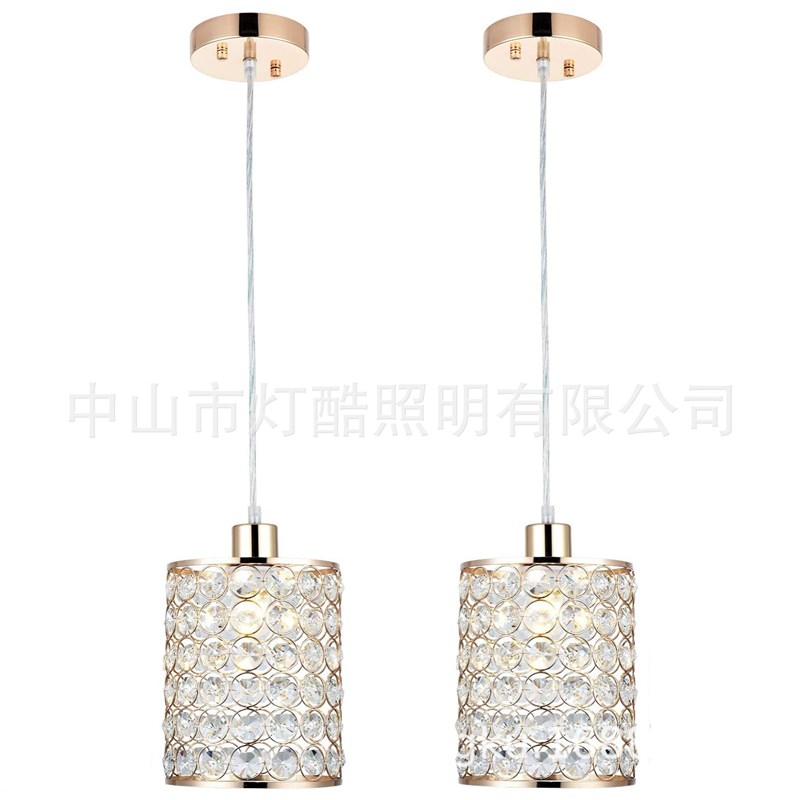 北欧现代简约过道k水晶楼梯吊灯创意餐厅卧室床头客厅背景墙灯具