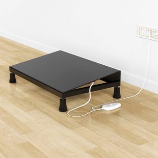 办公室桌下加热脚踏板放腿踩脚踏板可调节搁脚凳暖脚脚凳垫脚神器