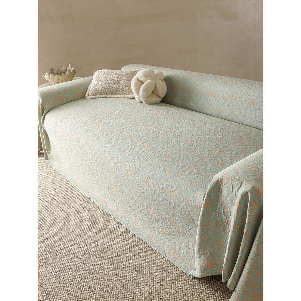 全棉沙发盖布四季北欧布艺沙发巾靠背扶手全包纯棉盖毯沙发套罩巾