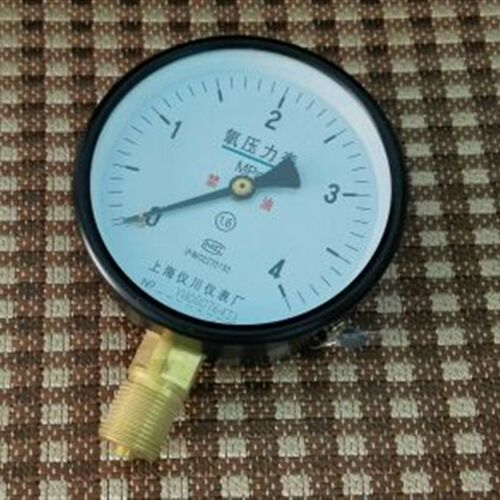 氧压力表 mpa 禁 油 上海仪川仪表厂 YO-100 0-4mpa 直径100 牙20