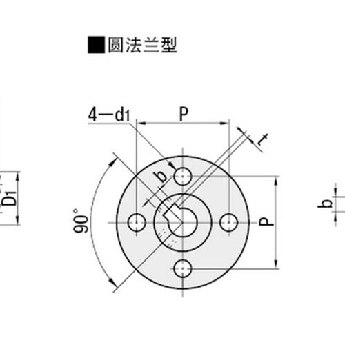 米思米导向轴支座支架型带键槽型STHRBNG STHRNG STHCBNG STHCNG