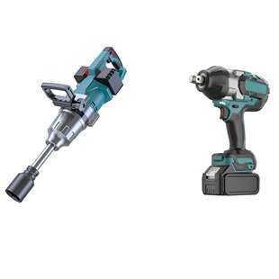 大扭力电动扳手套装 2块4Ah电池和5个充电器 配6块6Ah电池