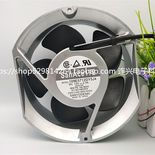 SanAce172 109E5712DY5J2/J3/J4 12V 2.3A换气冷却排风扇风机17CM