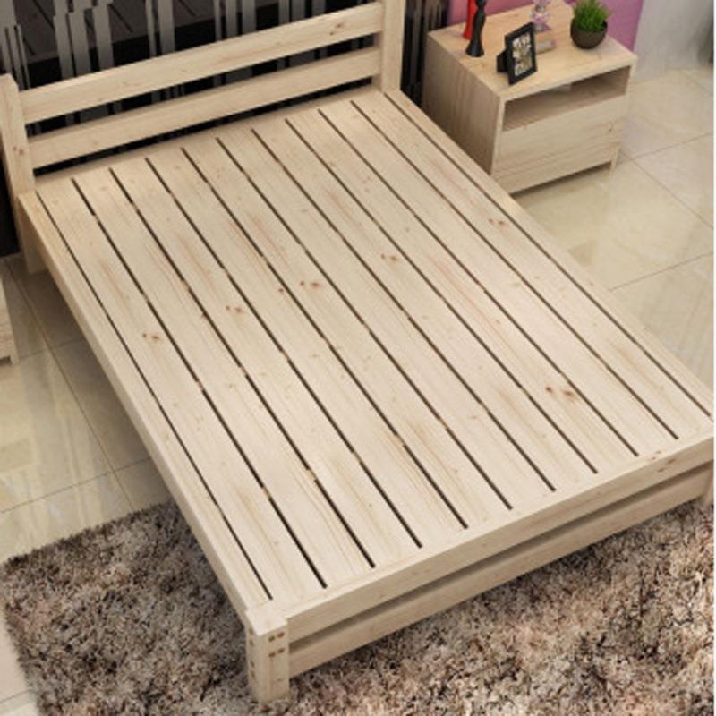 实木儿童床双人单人床1.8大床1.5松木床1米松木家具1.2米厂家直销