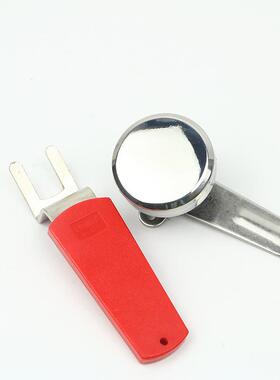 MS812-1 红色圆头锁 拉手锁配电柜锁开关控制柜锁机械门锁