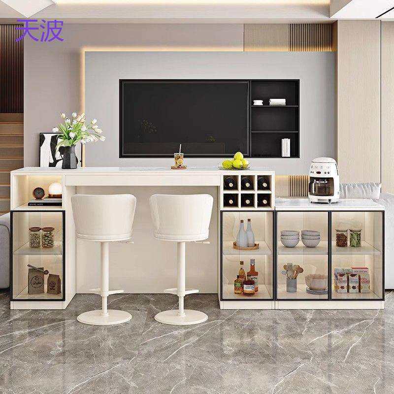 Rtd轻奢吧台桌现代简约家用客厅岩板小户型中岛台餐桌实木隔断柜,3C数码配件,USB灯,淘宝优惠券,粉丝福利购,淘宝优惠卷