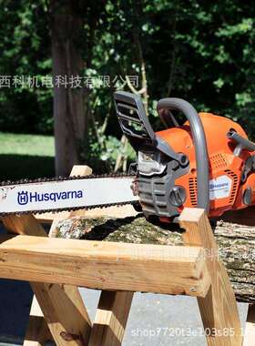 富世华450油锯130伐木锯372XP链条锯555电控365机动链锯T435单手
