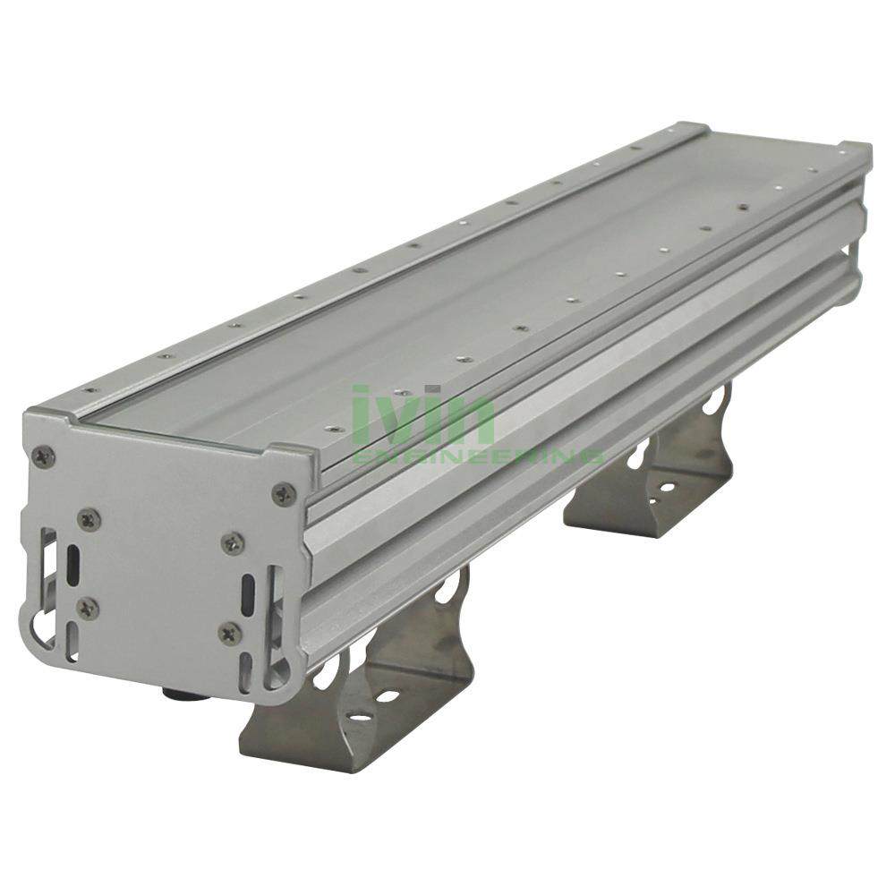 120W LED洗墙灯外壳套件 IP66 大功率散热器 LED洗墙灯防水外壳