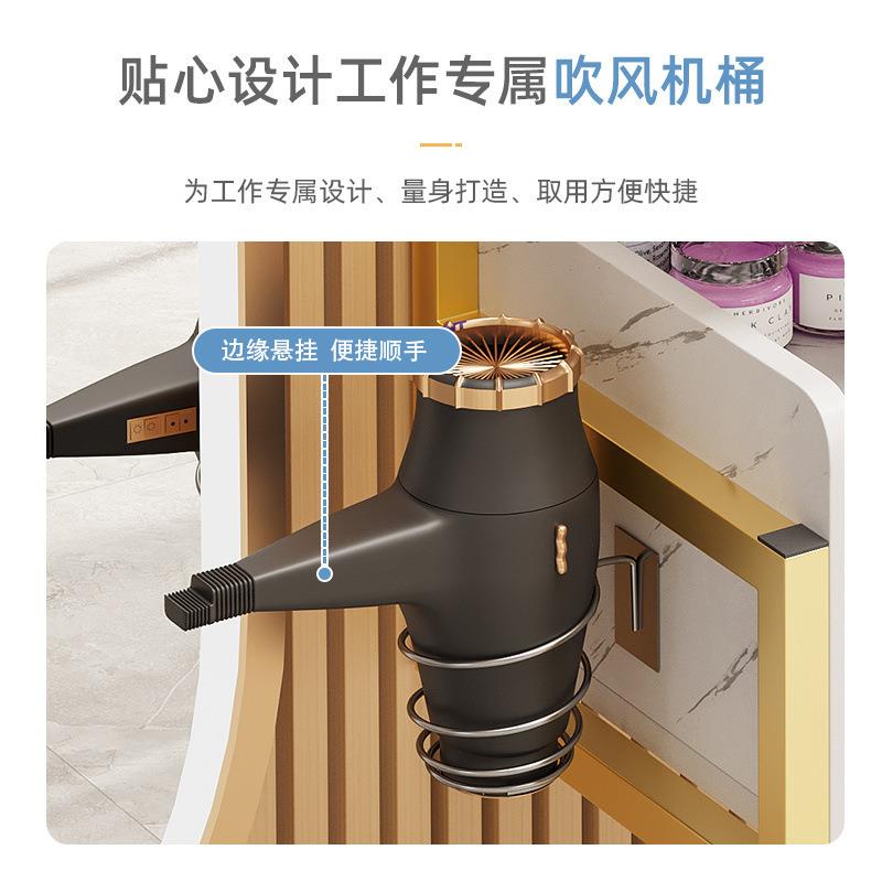 壁挂式理发店工具柜发廊专用小工具台吹风机置物架美发店剪发柜子