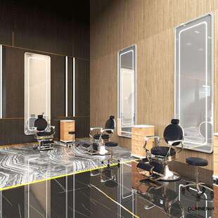 理发店油头椅子雅龙复古可放倒刮胡子理发椅发廊专用美发椅剪发椅