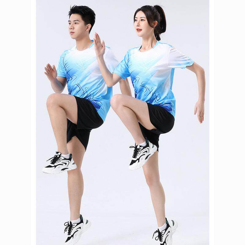 速干跑步服套装马拉松比赛田径服男女款透气体育生中考训练服运动