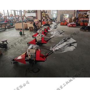 牧场牧草割草机 园林装饰修剪造型机 手推汽油型绿化带剪草机