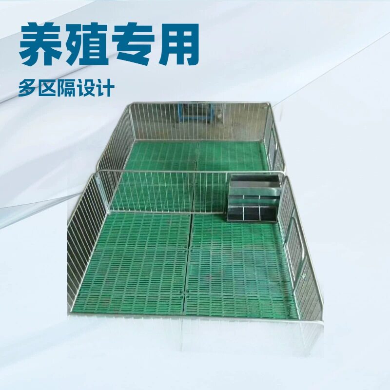 厂家供应小猪保育床仔猪保育床母猪产床双体两栏带食槽2.1*3.6
