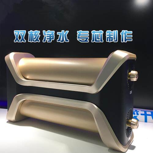 净水器家用大流量不锈钢超滤净水机双子星双芯过滤器会销礼品