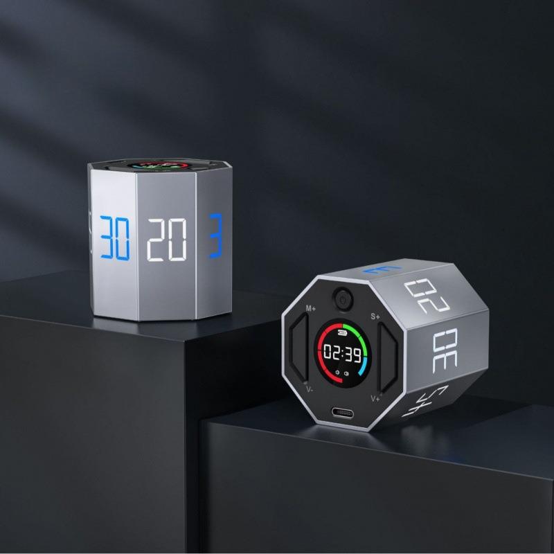 计时器时间小方管理器提醒儿童学习自律沙漏厨房八面定时器