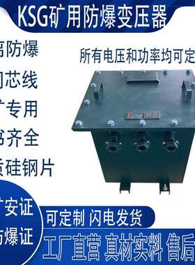 矿用防爆变压器1140V变660V转380v220V127V隧道行灯照明KSG-4KVA