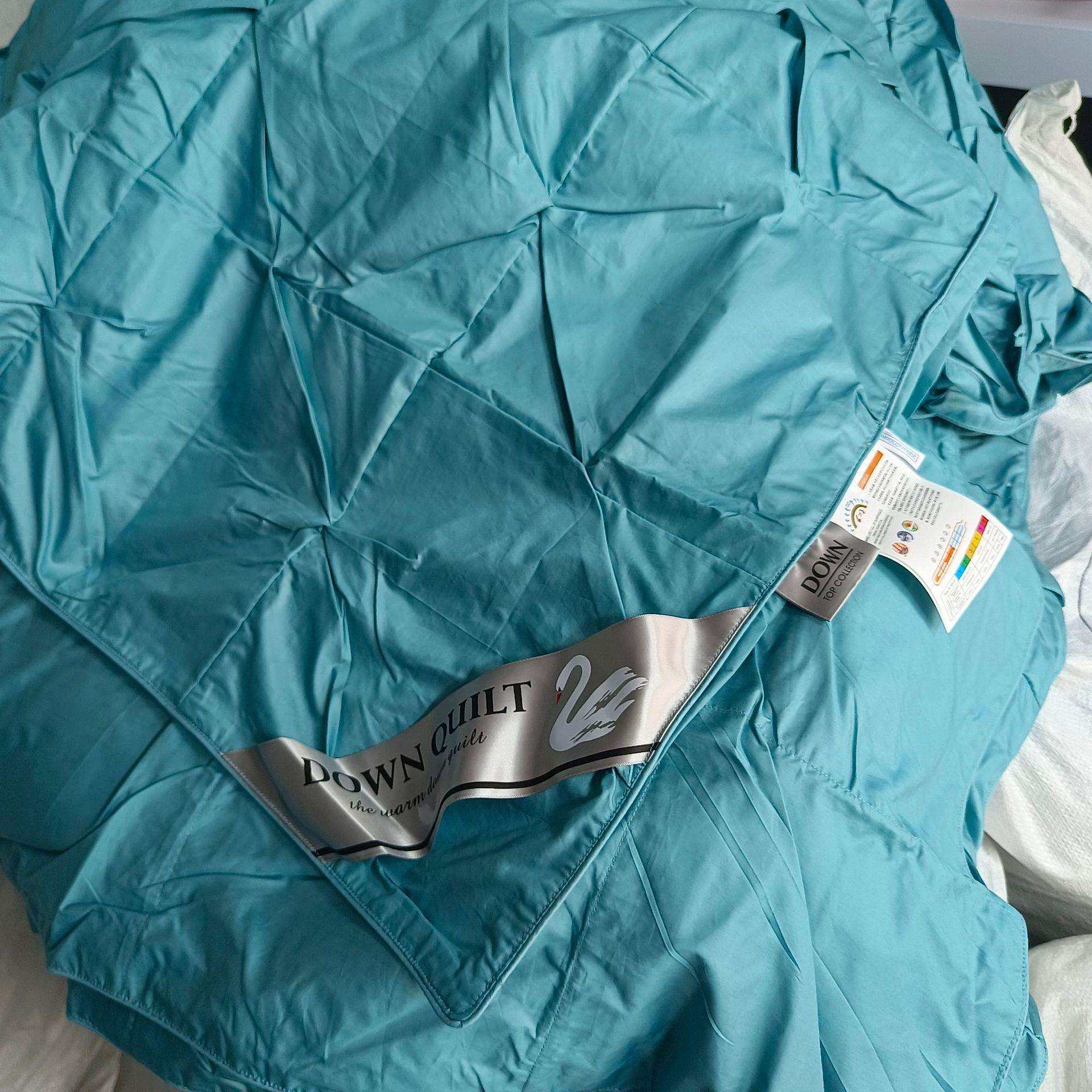 柔赛丝纽花款羽绒被壳子翻新羽绒被自充绒半成品单被套静音单层