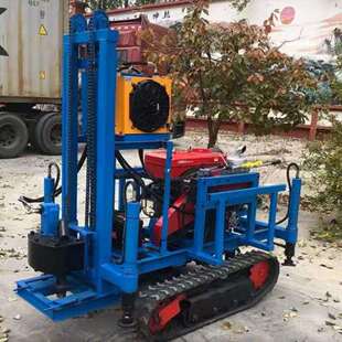 柴油电动打井机农用水井200米灌溉打水井泵水器打井设备钻井机