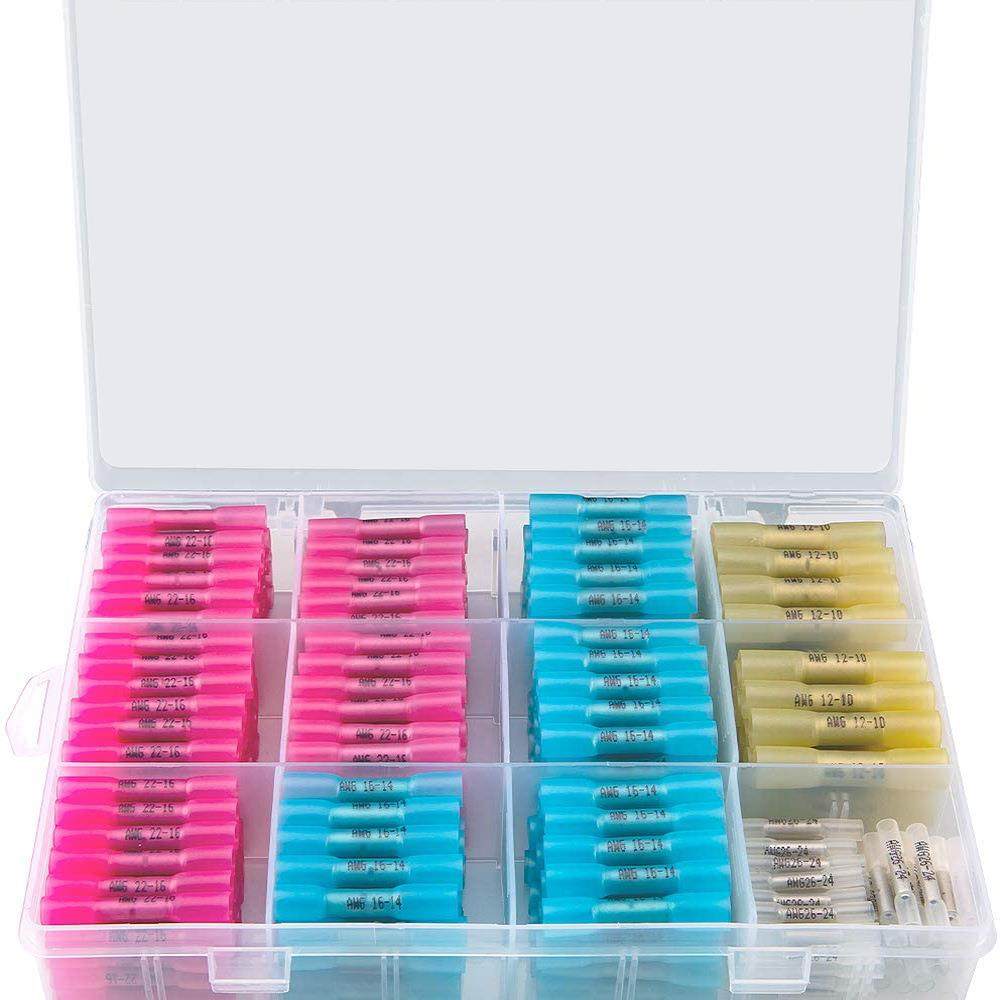 跨境货源 330pcs热缩端子 接线端子中间中接管端子套装