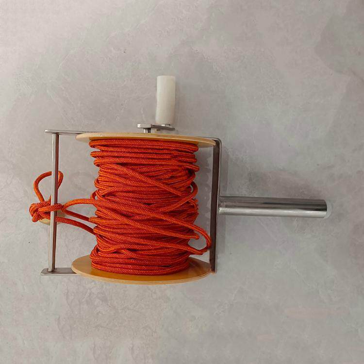 丝测量绳4mm*50M体育测绘绳手持式丈量尺耐高压绝缘测距绳