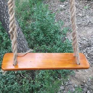 秋千板户外室内秋千架卧室木质儿童成人单双人游乐场实木悬挂式