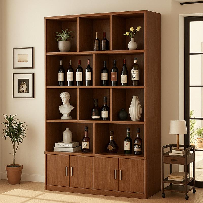家用玄关柜2025新款酒架隔断柜落地置物柜客厅靠墙展示柜入户酒柜