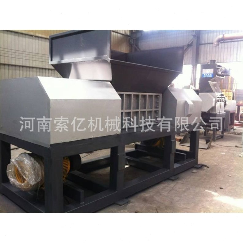 轴旧 废撕碎撕碎破碎机机 金属大型家具家电双编织袋垃圾粉碎机