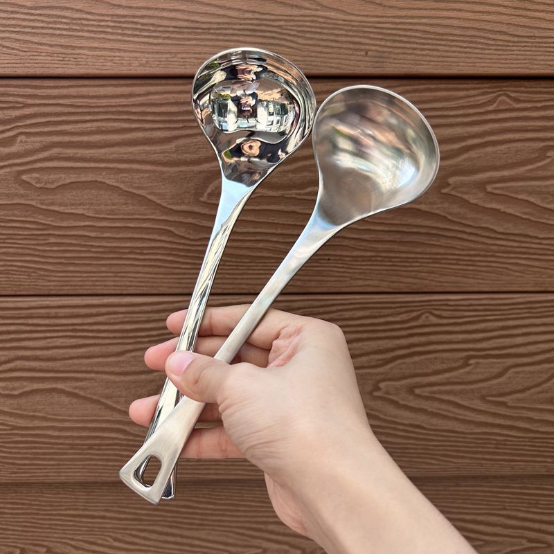 适中款 好悬挂3n04不锈钢汤勺盛粥勺子拉面喝汤稀饭勺