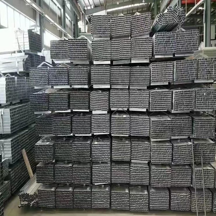 x方钢钢材40米40方管料搭棚悬浮6六4管国标铁管镀锌米长方形轻6*
