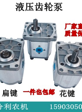 液压油泵CBN-F306/314/316/320/F325液压齿轮泵花键 单键 扁键