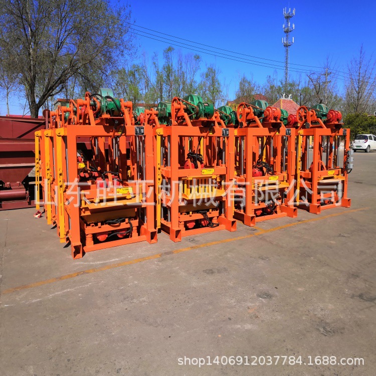 QTJ4-40 8inch6inch4inch cement hollow block machine 小型砖机