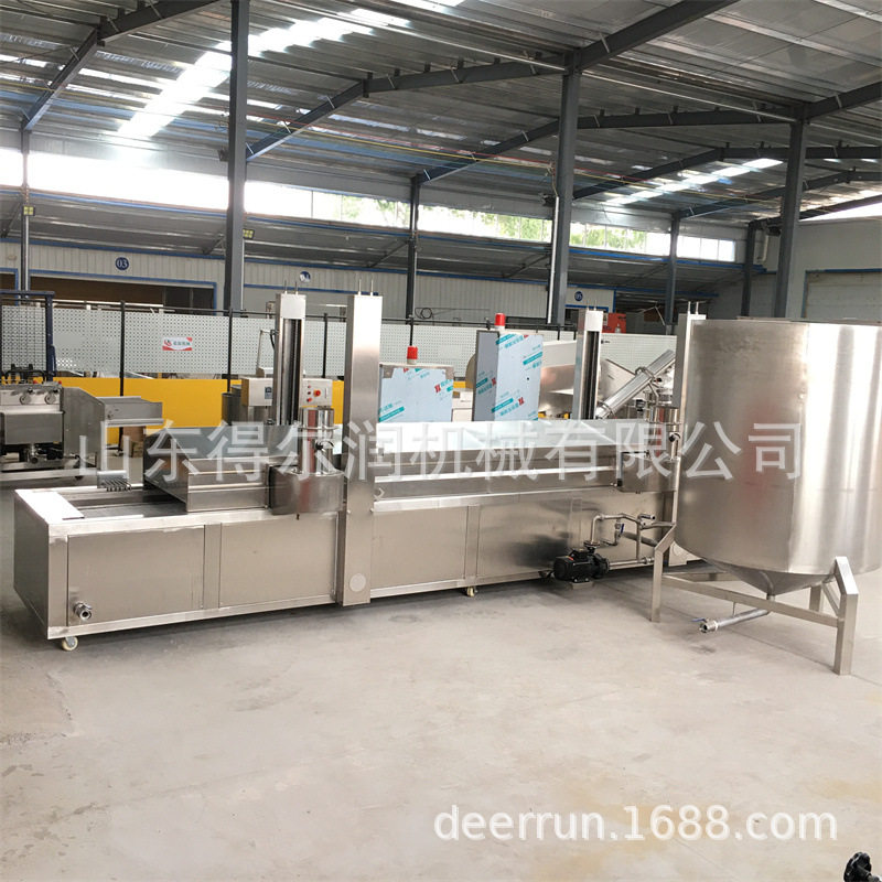 干脆蝴蝶鱼油炸机 糖醋鲤鱼上浆油炸生产线 板式不粘网带 自动化,清洗/食品/商业设备,果蔬加工设备,淘宝优惠券,粉丝福利购,淘宝优惠卷