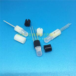 LED三孔间隔柱 6*21.5黑三脚灯间隔柱 6.3*21.5高双色间隔柱