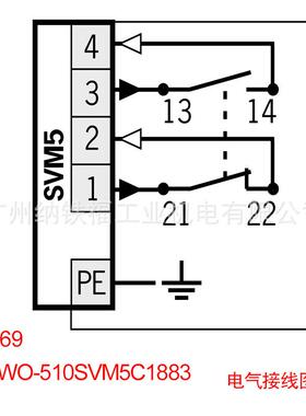 安士能EUCHNER行程开关084869 NG2WO-510SVM5C1883