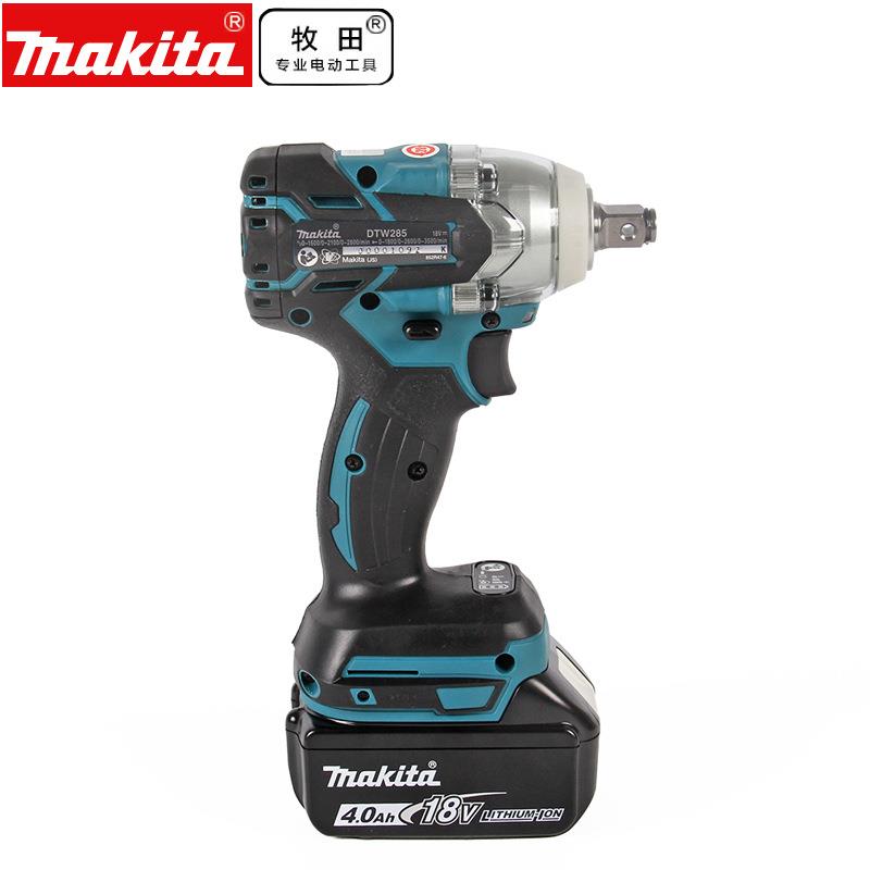 牧田DTW285/DTW284充电式冲击电动扳手无刷锂电18V架子套筒方炮