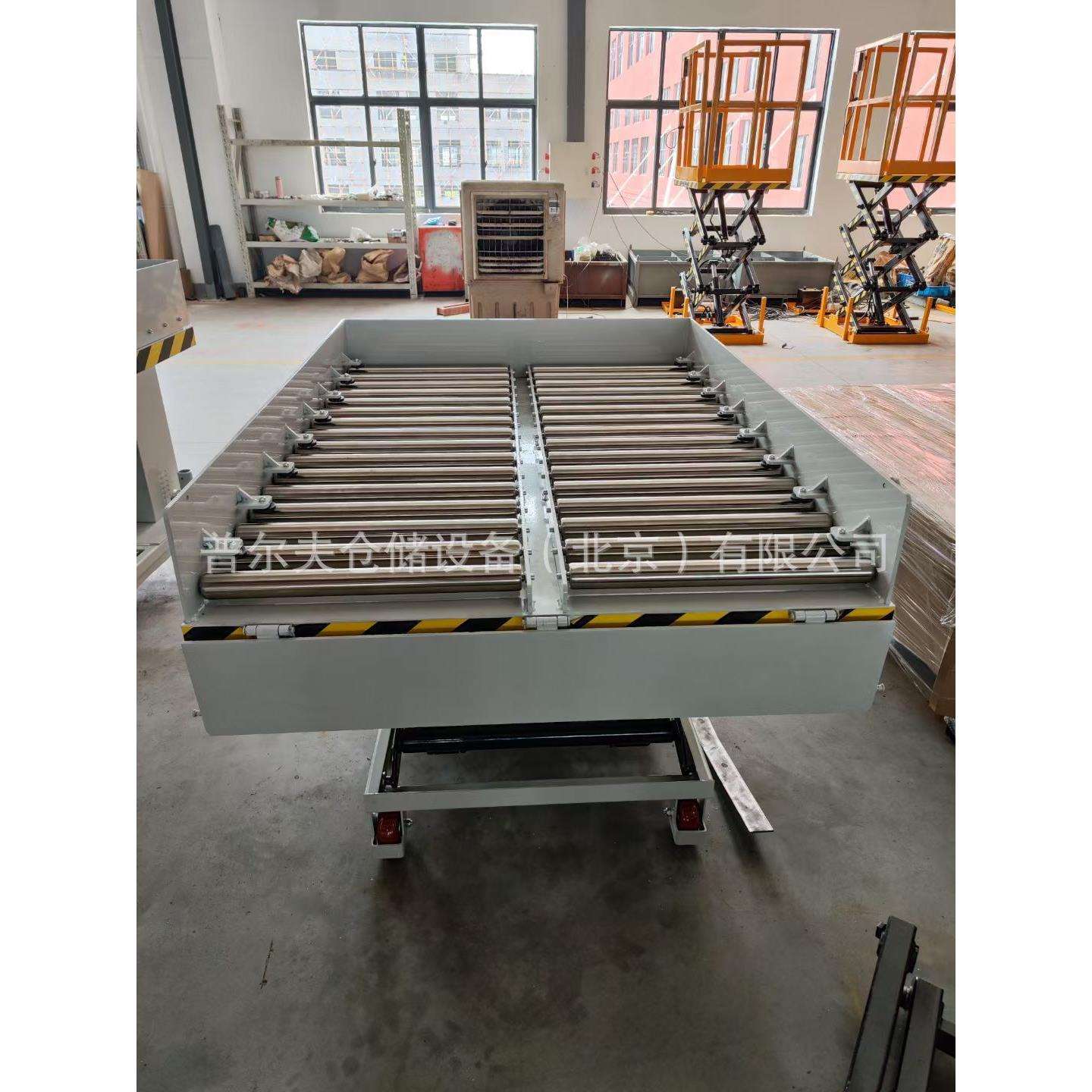 电动平台车非标滚筒滚轴升降台手推液压平台车模具车工位车北京