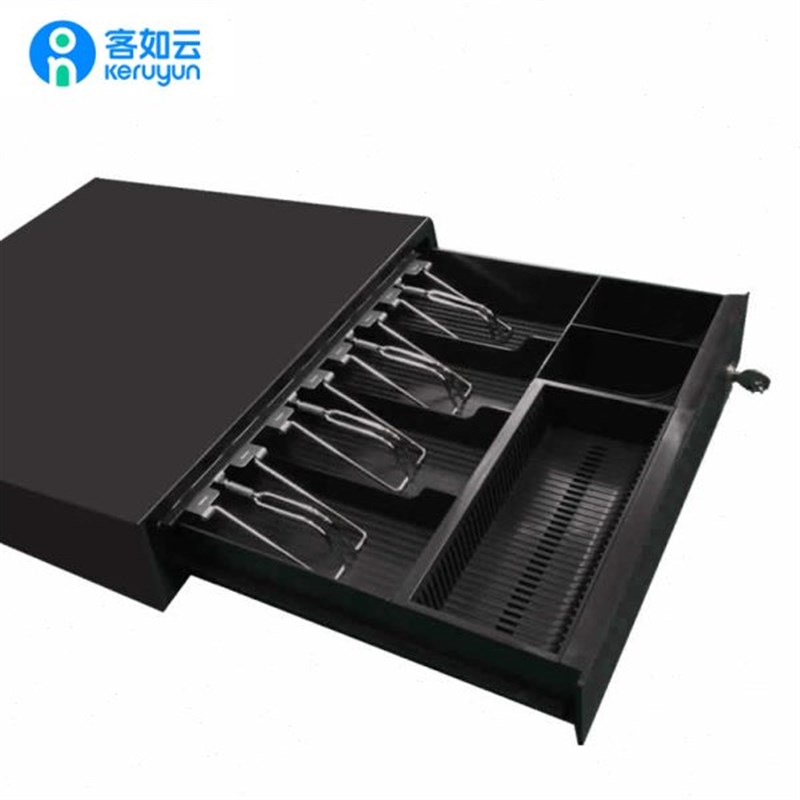 客如云红云收银机小钱箱一体x机收款机适配小钱箱收款箱可自动弹