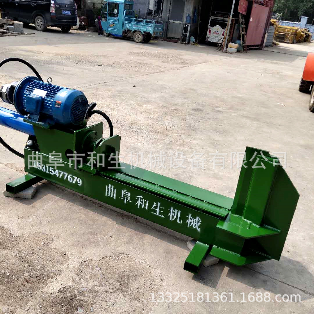 1米行程劈材机自动卧式杂木劈柴机25吨液压劈木机电动树墩破材器