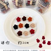 发夹泰迪猫咪宠物小狗帕恰狗掉抓夹bb夹兔子头饰迷你狗发卡不2cm