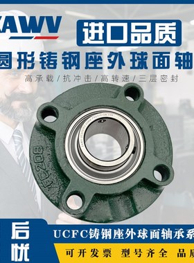 外球面轴承带铸钢座UCFC206 FC205 204 207 FC208 209 21W0 21121
